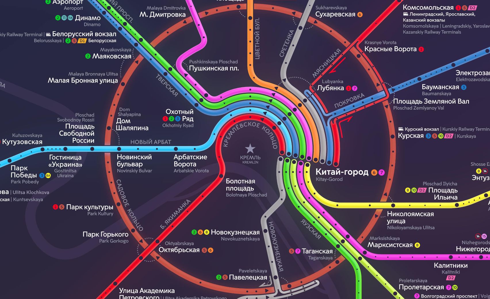 Bus map